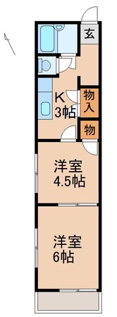 ハイツ橿山Ⅰの物件間取画像